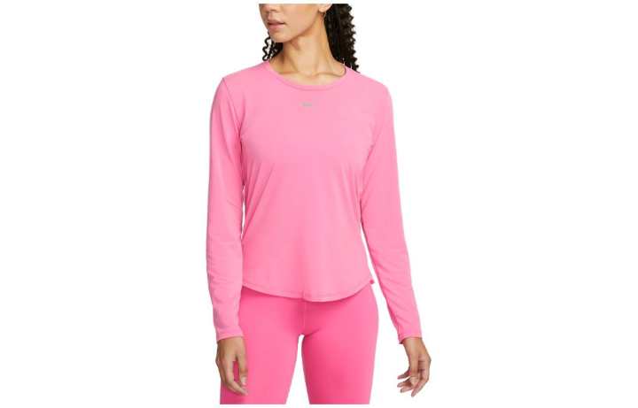 Nike Nike T Shirts Women's Pink Crew Neck Moderate Straight Fit