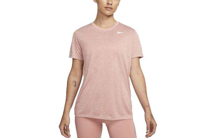 Nike Nike T Shirts Women's Red Stars Crew Neck Moderate Straight Fit