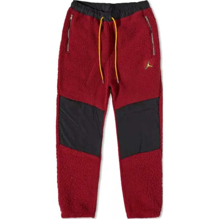 Jordan Jordan Casual Pants Men's Red Moderate Cuffed Pants