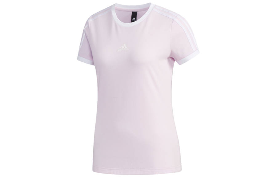 Adidas Adidas T Shirts Women's Pink Crew Neck Moderate Other