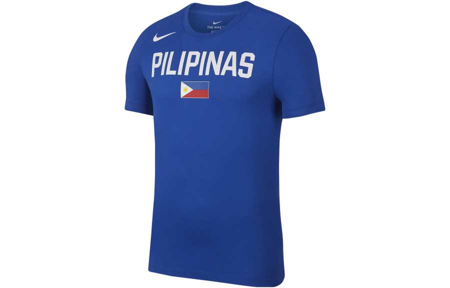 Nike Nike T Shirts Women's Dark Blue Crew Neck Moderate Straight Fit