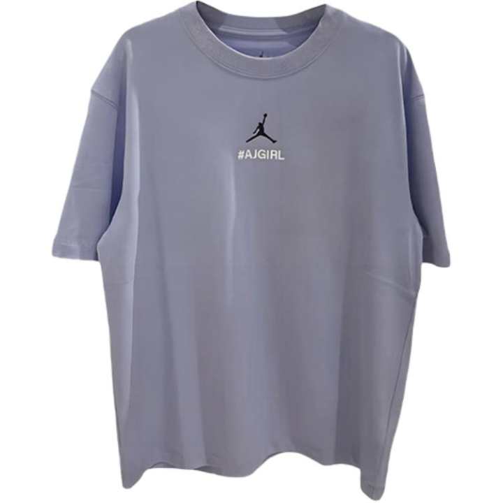 Nike Nike T Shirts Women's Blue Crew Neck Moderate Straight Fit
