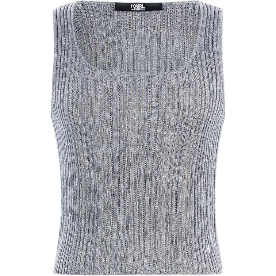 KARL LAGERFELD / Karl Lagerfeld Jeans Tank Top Women's Gray