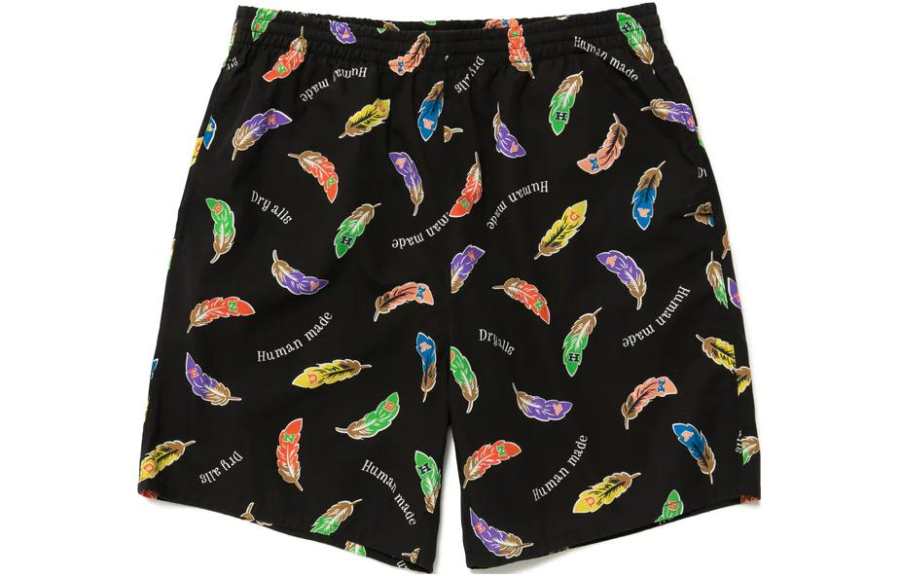 HUMAN MADE Human Made Graphic Printed Elasticated Waistband Shorts