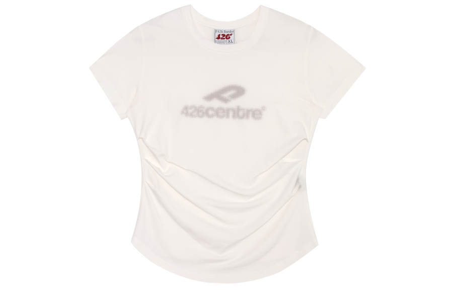 F426 T Shirts Women's Crew Neck Moderate Nipped In Waist
