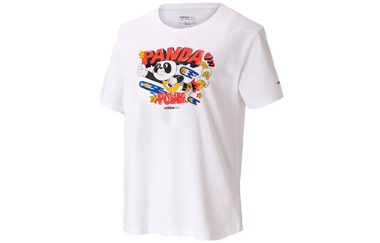 Adidas Neo Regular Sleeve T Shirt Women's White
