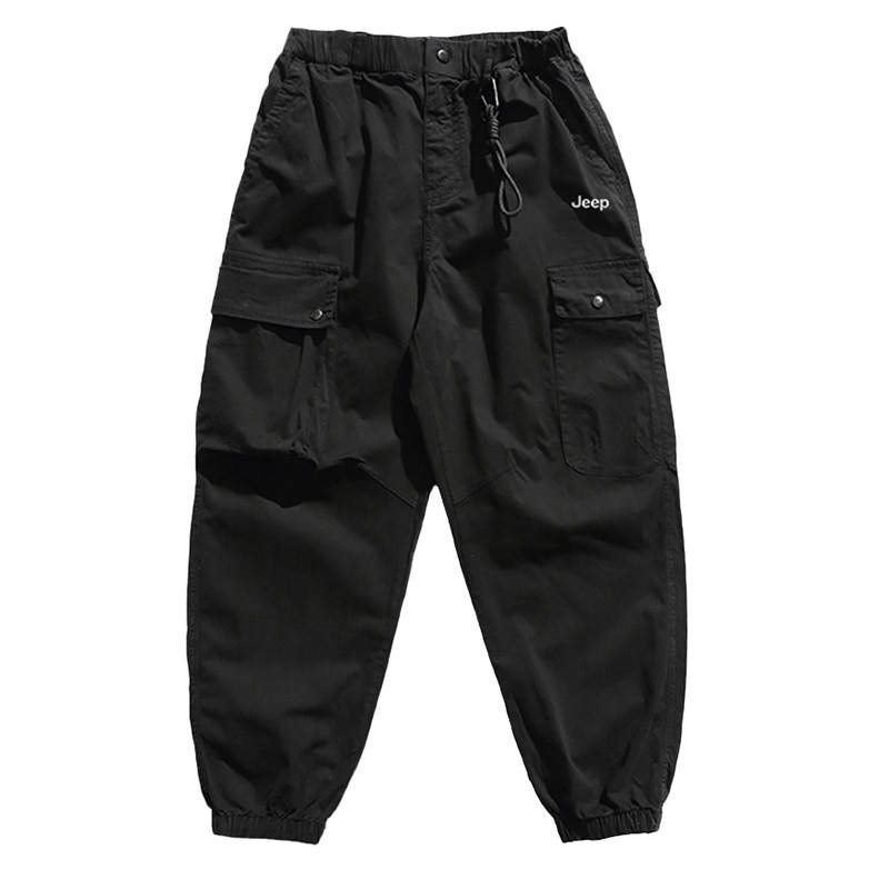 Jeep Casual Pants Unisex Moderate Cuffed Pants