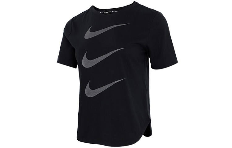Nike Nike T Shirts Women's Black Crew Neck Moderate Other
