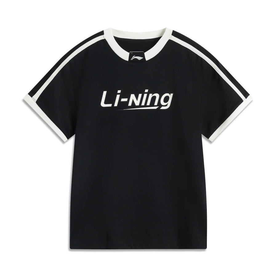 Li-Ning Li Ning Sports Life Collection T Shirt Women's Black/Ivory
