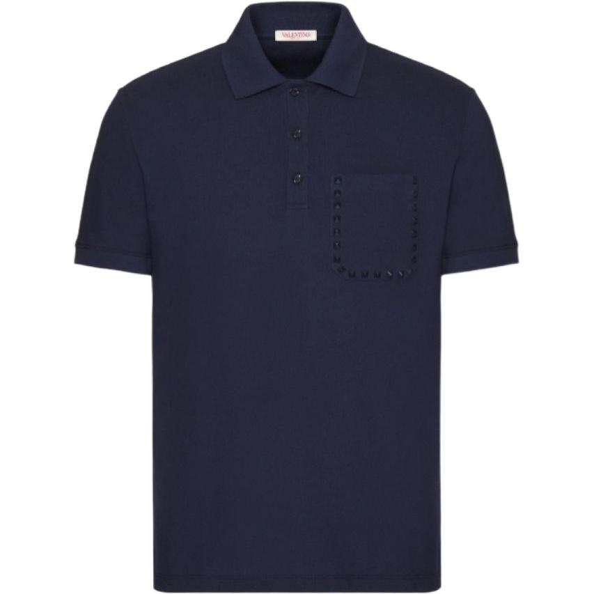 Valentino Polo Shirt Men's Marine Blue