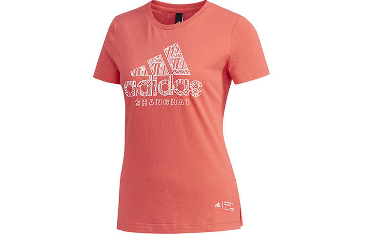 Adidas Adidas BC T Shirts Women's Orange Crew Neck Moderate Other