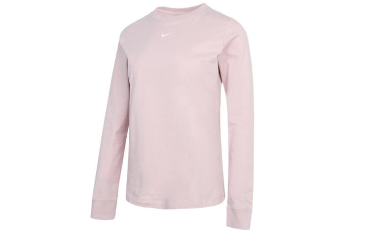 Nike Nike T Shirts Women's Pink Crew Neck Moderate Straight Fit