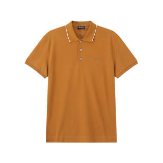Ermenegildo Zegna SS25 Polo Shirt Men's Brown