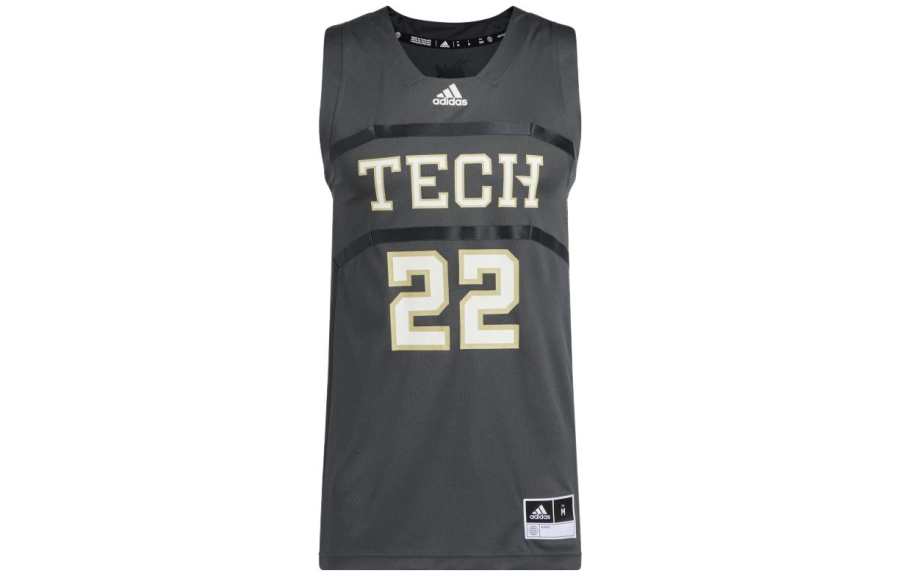 Adidas Adidas Basketball Jerseys Men's Gray Moderate Straight Fit
