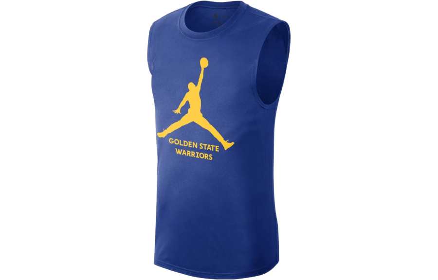 Jordan Jordan NBA Golden State Basketball Jerseys Men's Rush Blue Moderate Straight Fit