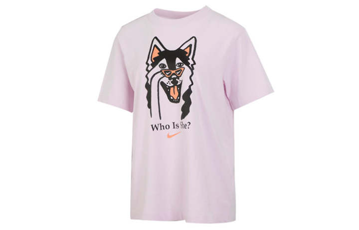 Nike Nike Drop Shoulder Sleeve T Shirt Women's Pink