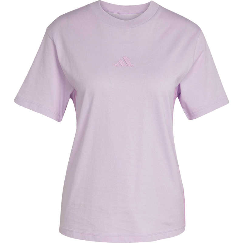 Adidas Adidas Drop Shoulder Sleeve T Shirt Women's Light Purple