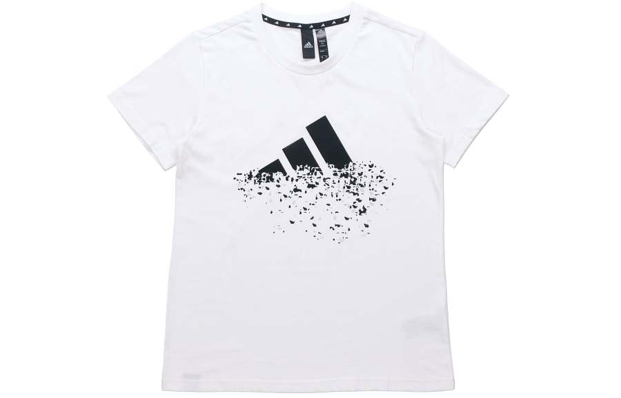 Adidas Adidas T Shirts Women's White Crew Neck Moderate
