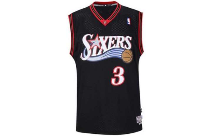 Adidas Adidas Basketball Jerseys Men's Black Moderate Straight Fit