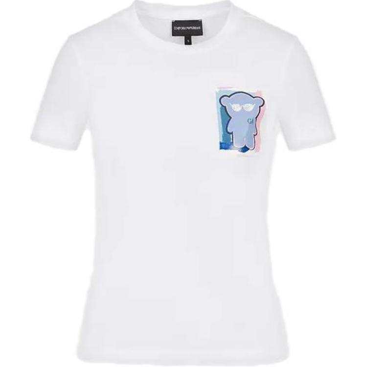 EMPORIO ARMANI SS23 T Shirt Women's White