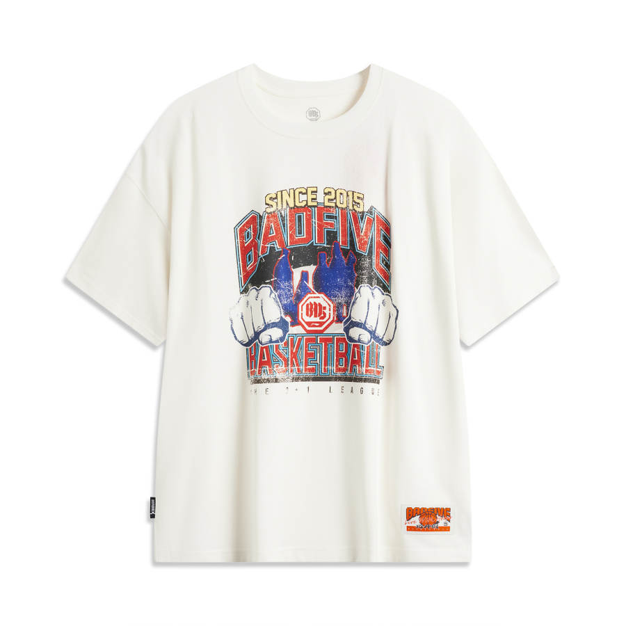 Li-Ning Li Ning Basketball Collection T Shirt Men's Ivory