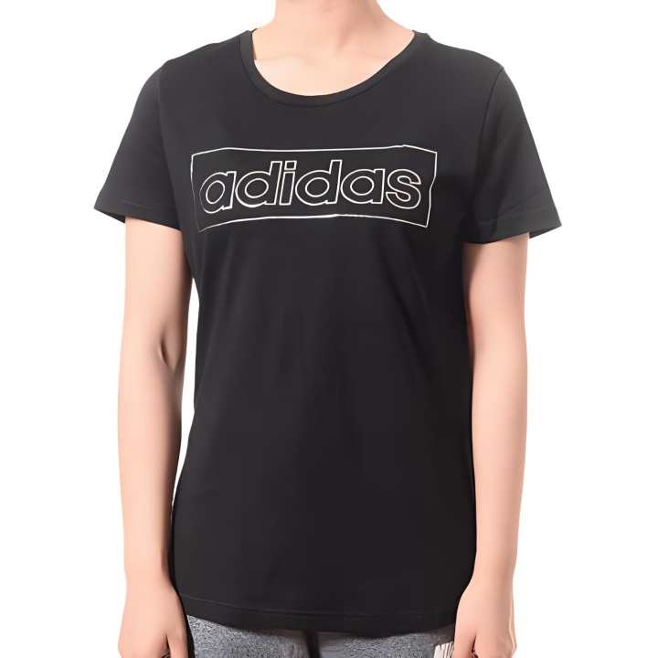 Adidas Adidas T Shirts Women's Black Crew Neck Moderate
