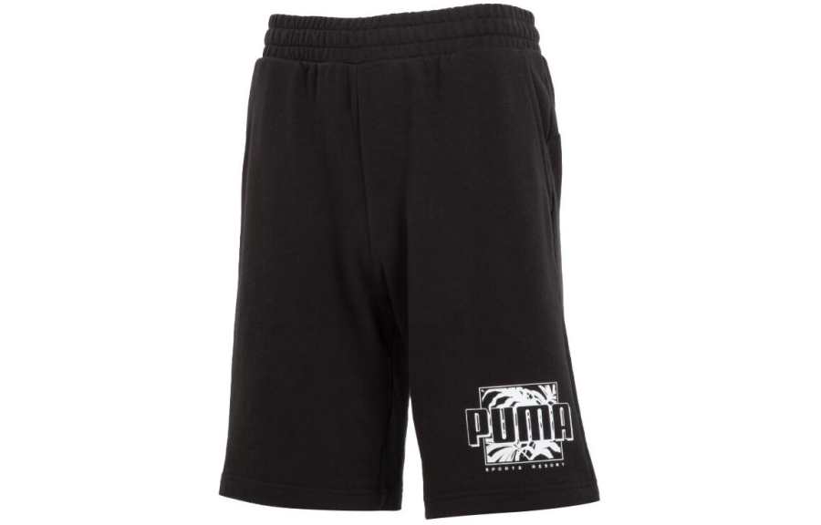 PUMA Casual Shorts Men's Black Moderate