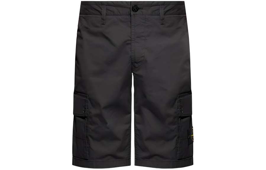 STONE ISLAND Casual Shorts Men's Black