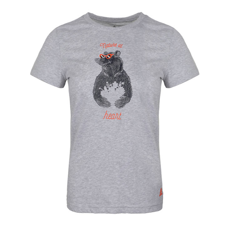 Adidas Adidas T Shirts Women's Gray Crew Neck Moderate