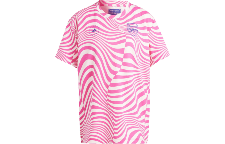 Adidas Adidas T Shirts Women's Pink Crew Neck Moderate Other