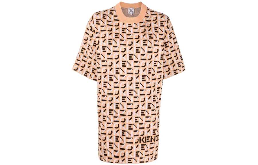 KENZO T Shirts Women's Yellow Crew Neck Moderate
