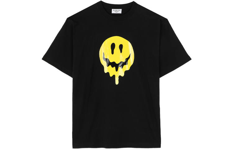 Balenciaga T Shirt Women's Loose Fit Black