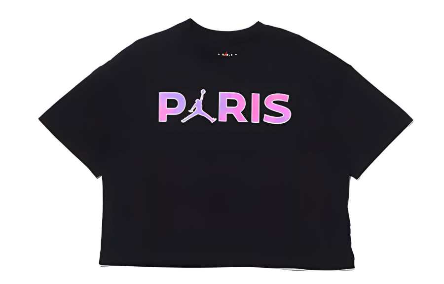 Jordan Jordan PSG Athleisure Regular Sleeve T Shirt Women's Black