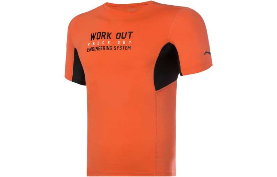 Li-Ning Li Ning Training Series Workout Clothing Men's Flame Orange
