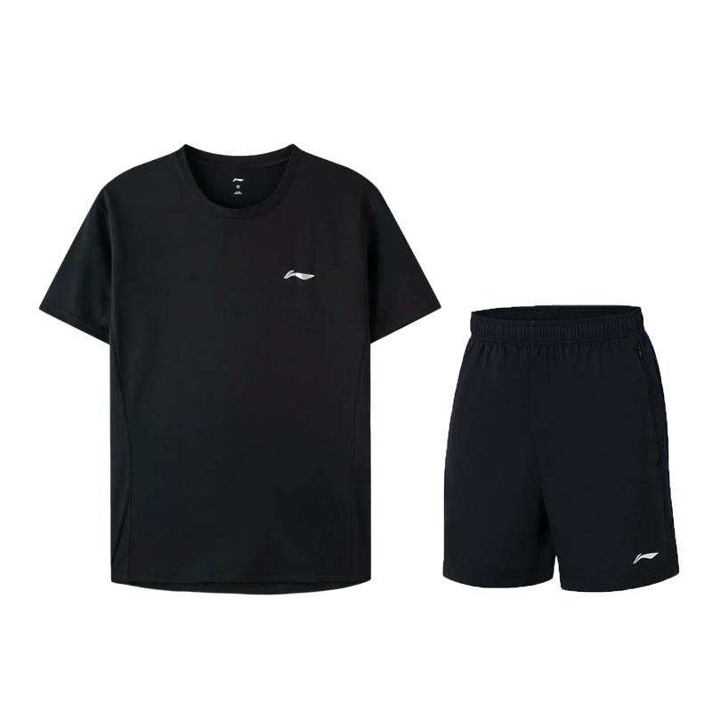 Li-Ning Li Ning Fitness Sets Men's Crew Neck Thin