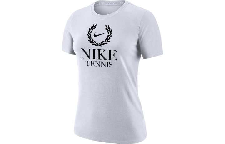 Nike Nike T Shirts Women's White Crew Neck Moderate Straight Fit
