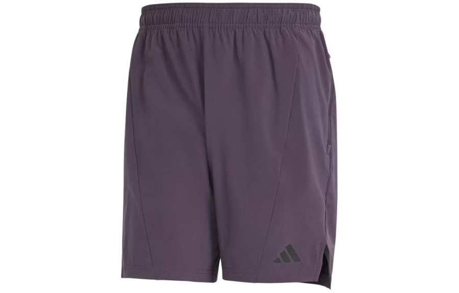 Adidas Adidas Designed For Training Workout Shorts Sports Shorts Men's Dark Reddish Purple