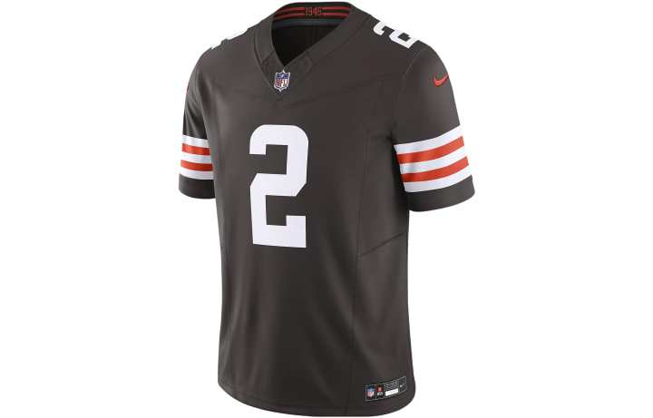 Nike Nike Soccer Jerseys Men's Brown Moderate Straight Fit