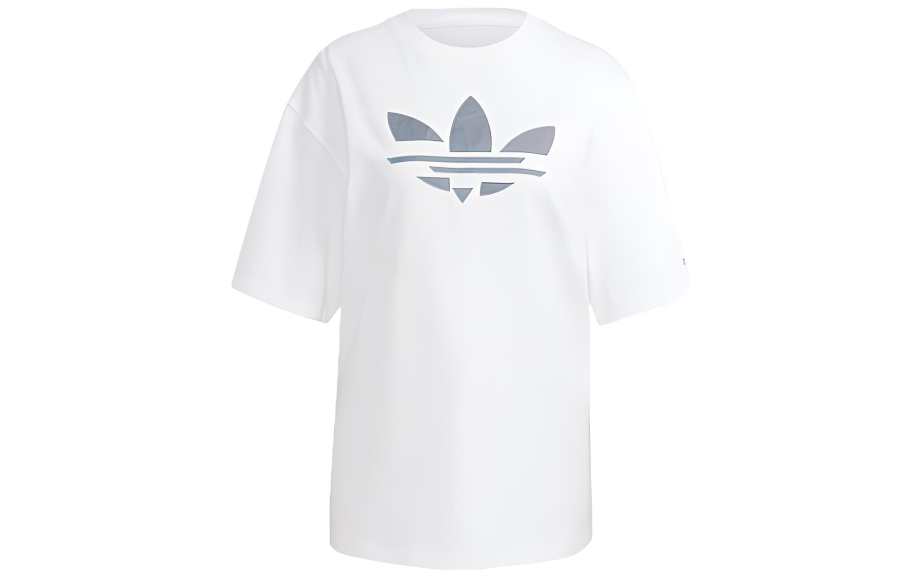 Adidas Originals Drop Shoulder Sleeve T Shirt Women's White