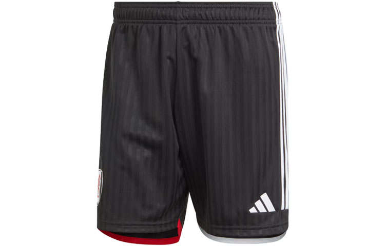 Adidas Adidas Soccer Bottoms Men's Black Moderate Straight Fit Pants