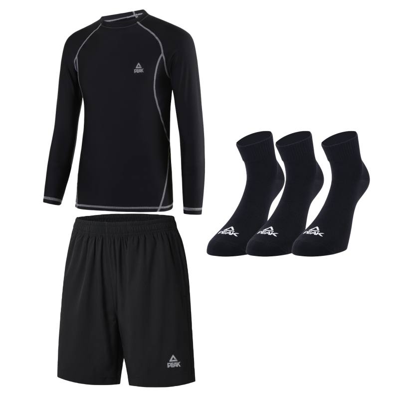 PEAK PEAK Fitness Sets Men's Crew Neck Thin