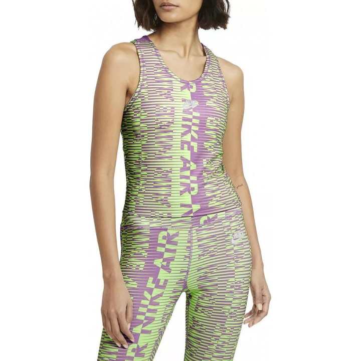 Nike Nike Tank Tops Women's Purple Crew Neck Straight Fit