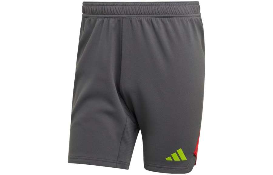 Adidas Adidas Soccer Bottoms Men's Dark Gray Moderate Straight Fit Pants