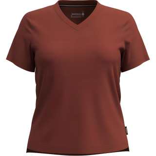 SMARTWOOL T Shirts Women's V Neck Moderate Straight Fit