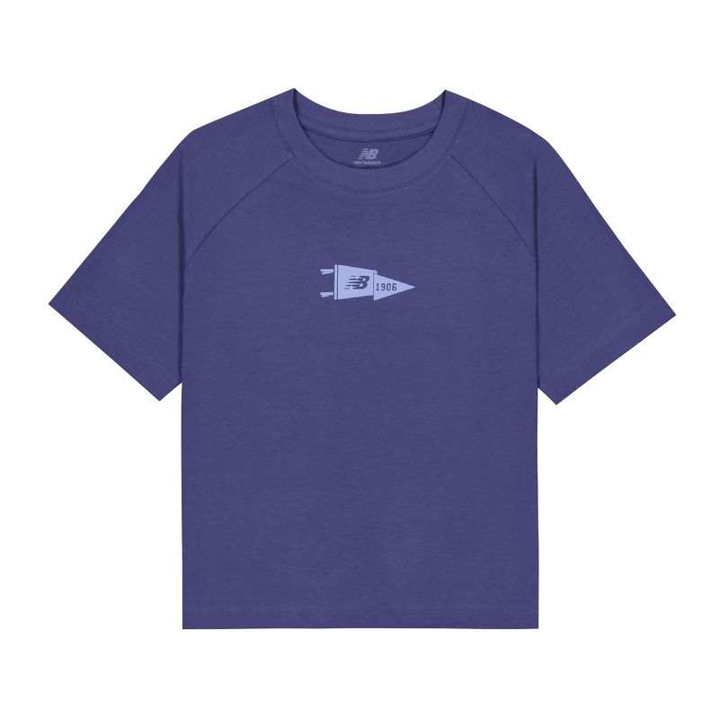 New Balance New Balance U1906 Raglan Sleeve T Shirt Women's Blue Purple