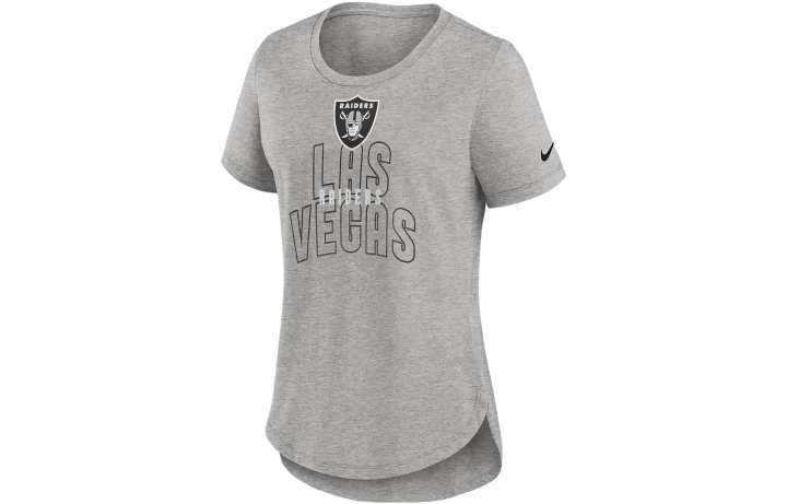 Nike Nike T Shirts Women's Charcoal Gray Crew Neck Moderate Straight Fit