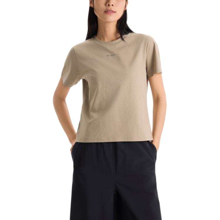 Columbia HIKE365 T Shirt Women's Khaki/221
