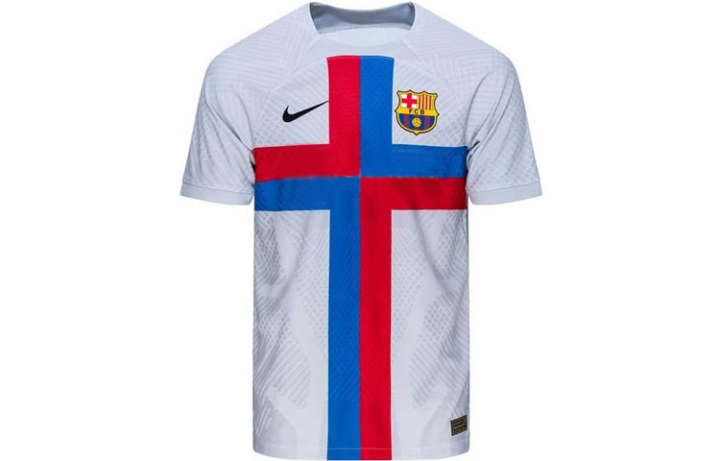 Nike Nike Barcelona Soccer Jersey Men's White