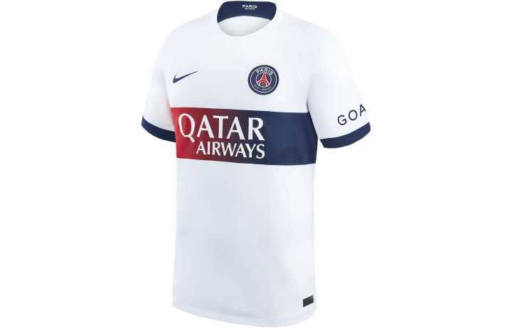 Nike Nike Paris Saint Germain Soccer Jerseys Men's White Moderate