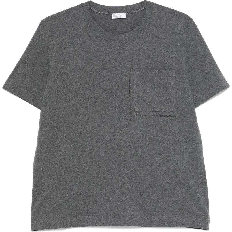 Brunello Cucinelli T Shirt Women's Charcoal Gray